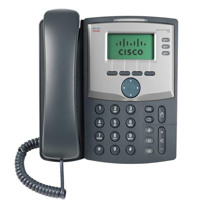 تلفن تحت شبکه سیسکو مدل SPA 303 Cisco SPA 303 IP PHONE